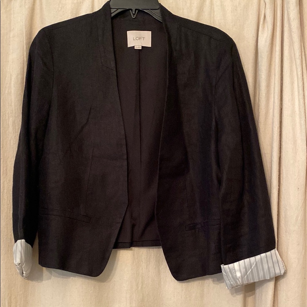 LOFT Black Blazer Professional Suit Jacket
